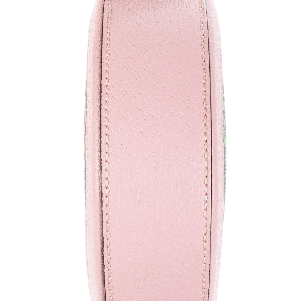 Gucci GG Psychedelic Round Crossbody Pink Multicolor Supreme Coated Canvasa — view 7