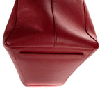 Prada Largedouble Zip Galleria Tote Red Saffiano Leather — view 8