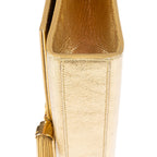 Saint Laurent Kate Wallet on Chain Metallicgold Spikecalfskin Leather Shoulder — view 8