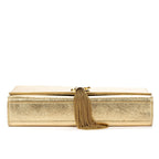 Saint Laurent Kate Wallet on Chain Metallicgold Spikecalfskin Leather Shoulder — view 6