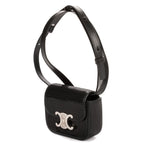 Celine Mini Claude Black Matelasse Calfskin Shoulder — view 2