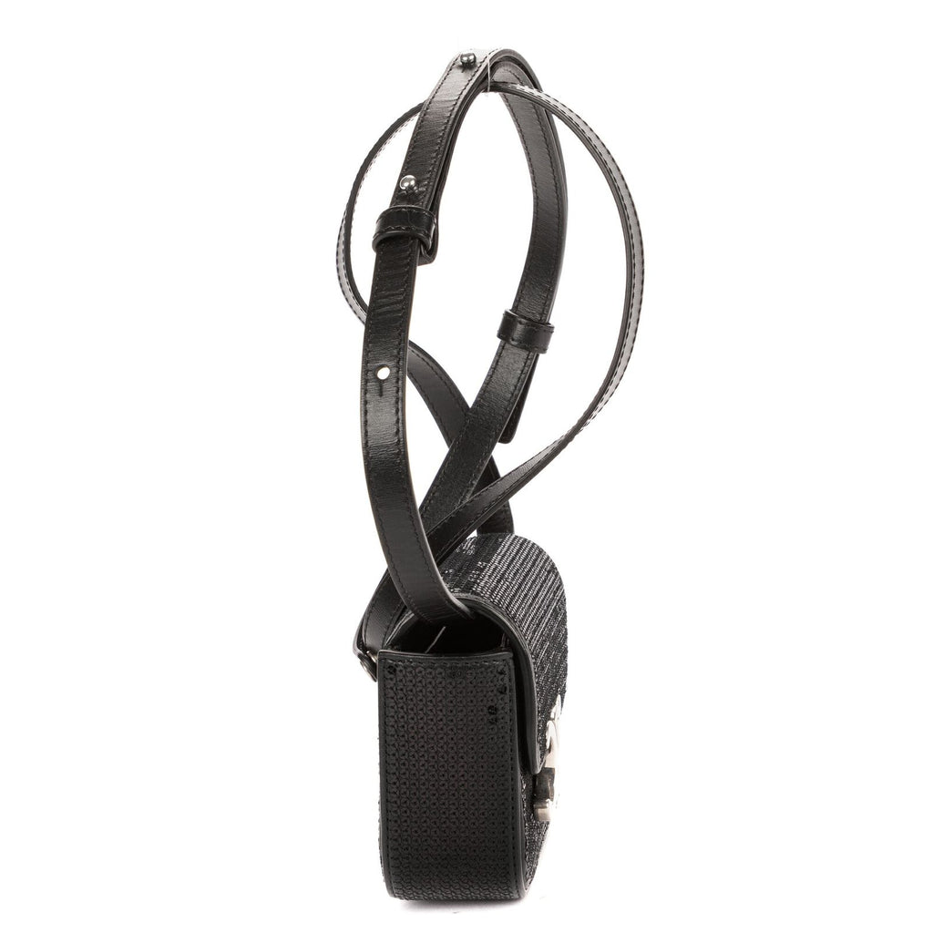 Celine Mini Claude Black Matelasse Calfskin Shoulder — view 4