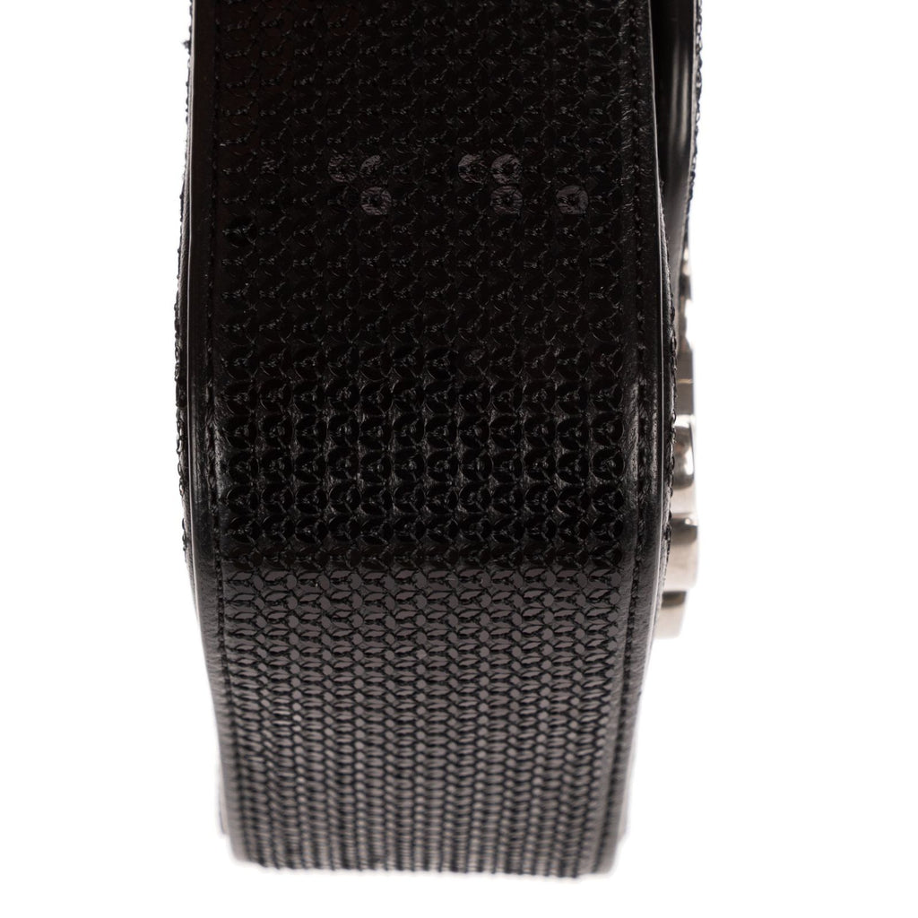 Celine Mini Claude Black Matelasse Calfskin Shoulder — view 8
