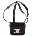 Celine Mini Claude Black Matelasse Calfskin Shoulder