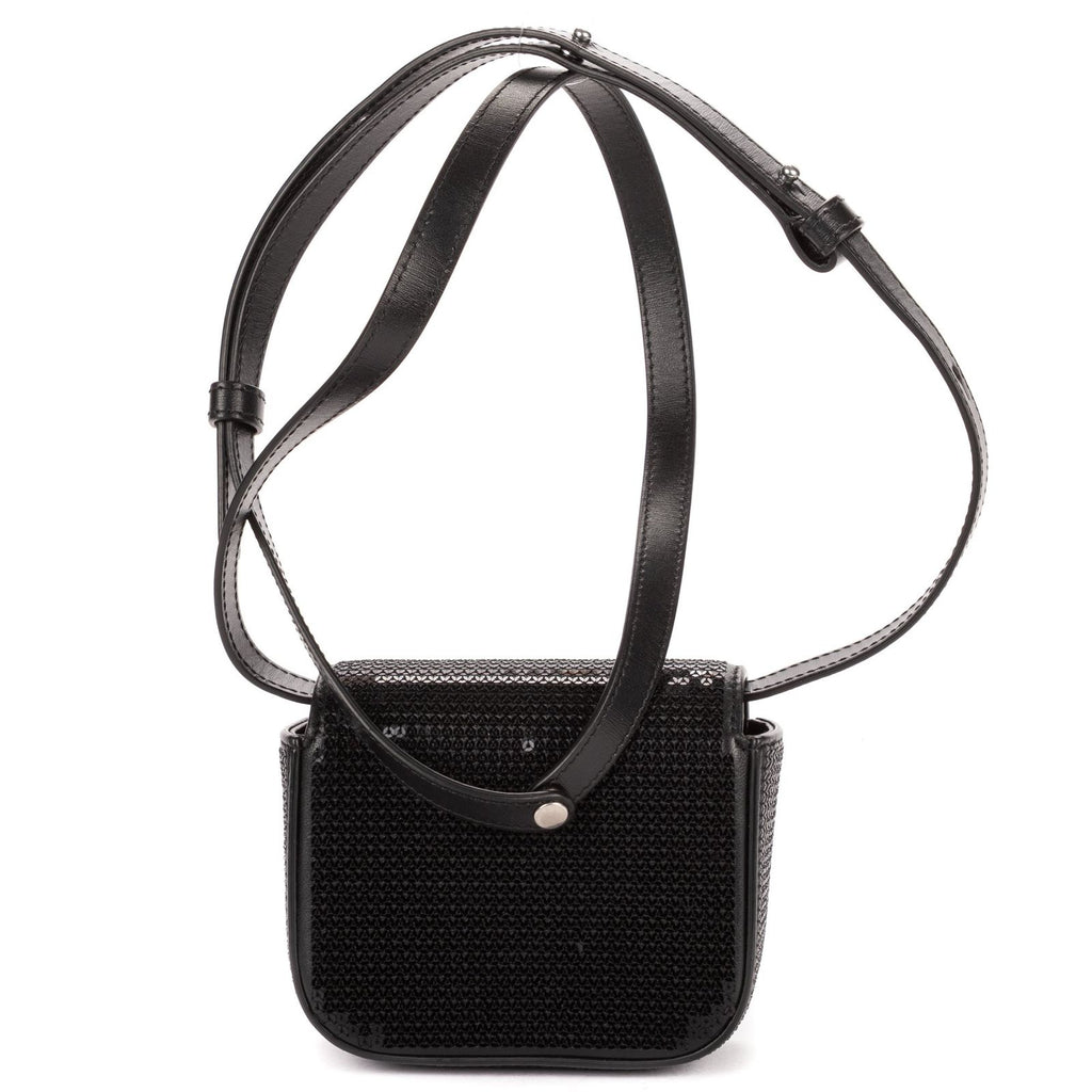 Celine Mini Claude Black Matelasse Calfskin Shoulder — view 5