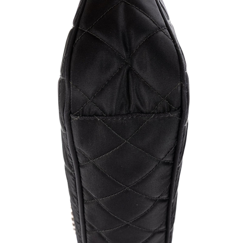Prada Chain Shoulder Black Nylon Canvas — view 7