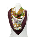 Hermes Scarf White 100% Jacquardsilk