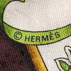 Hermes Scarf White 100% Jacquardsilk — view 4