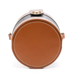 Celine Small Tambour Crossbody Darkbrown Tantriomphe Canvas — view 6
