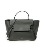 Celine Minibelt Darkgreen Grain Calf Leather Handbag