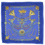 Hermes Scarf Blue Green 100% Twillsilk — view 2