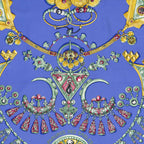 Hermes Scarf Blue Green 100% Twillsilk — view 3