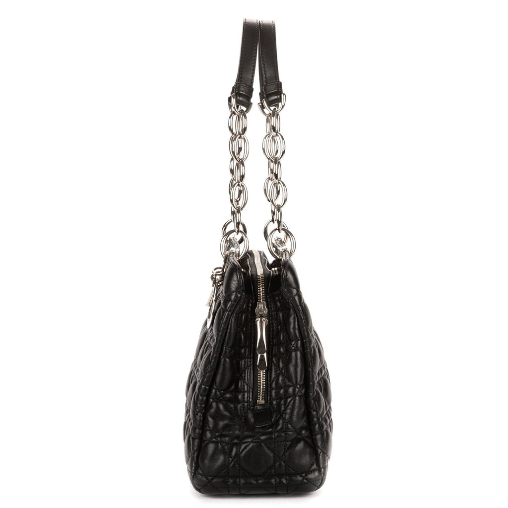 Dior tote Black Lambskin Leather — view 3