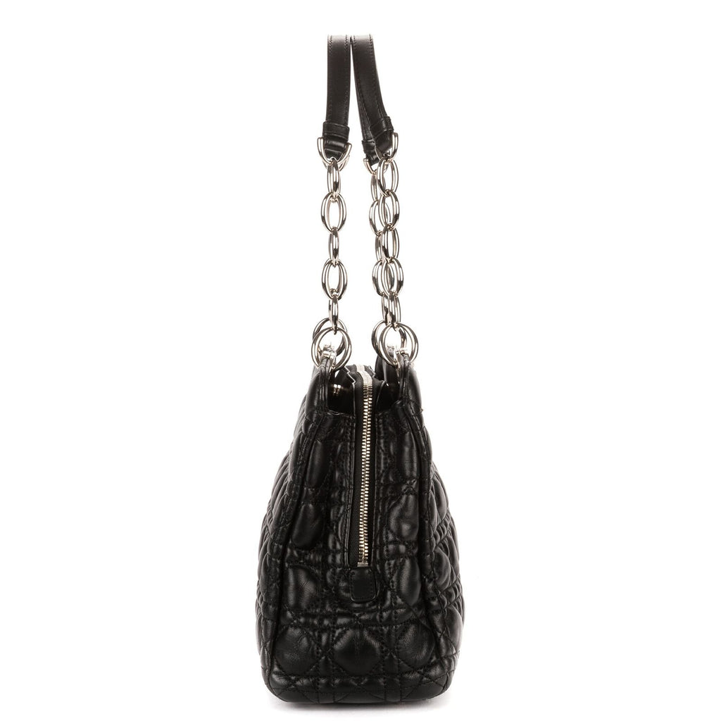Dior tote Black Lambskin Leather — view 4