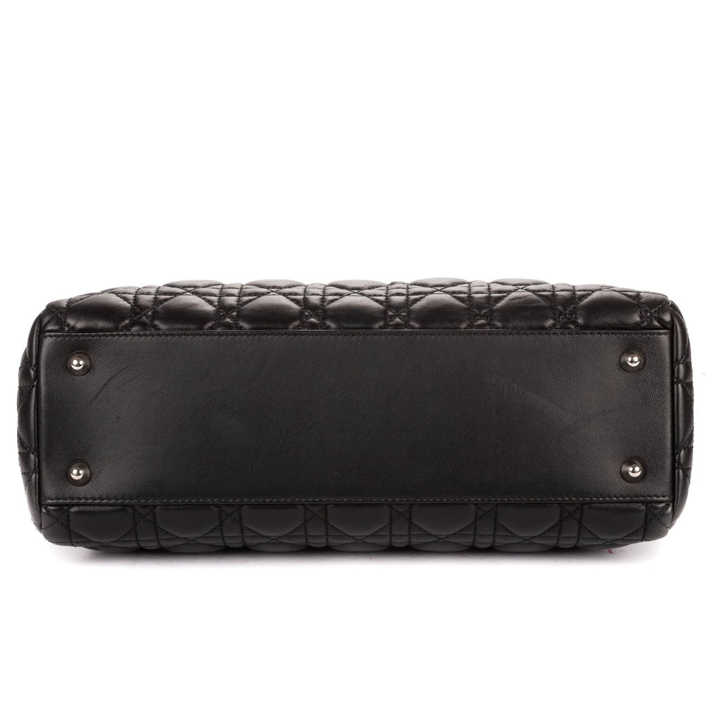 Dior tote Black Lambskin Leather — view 6
