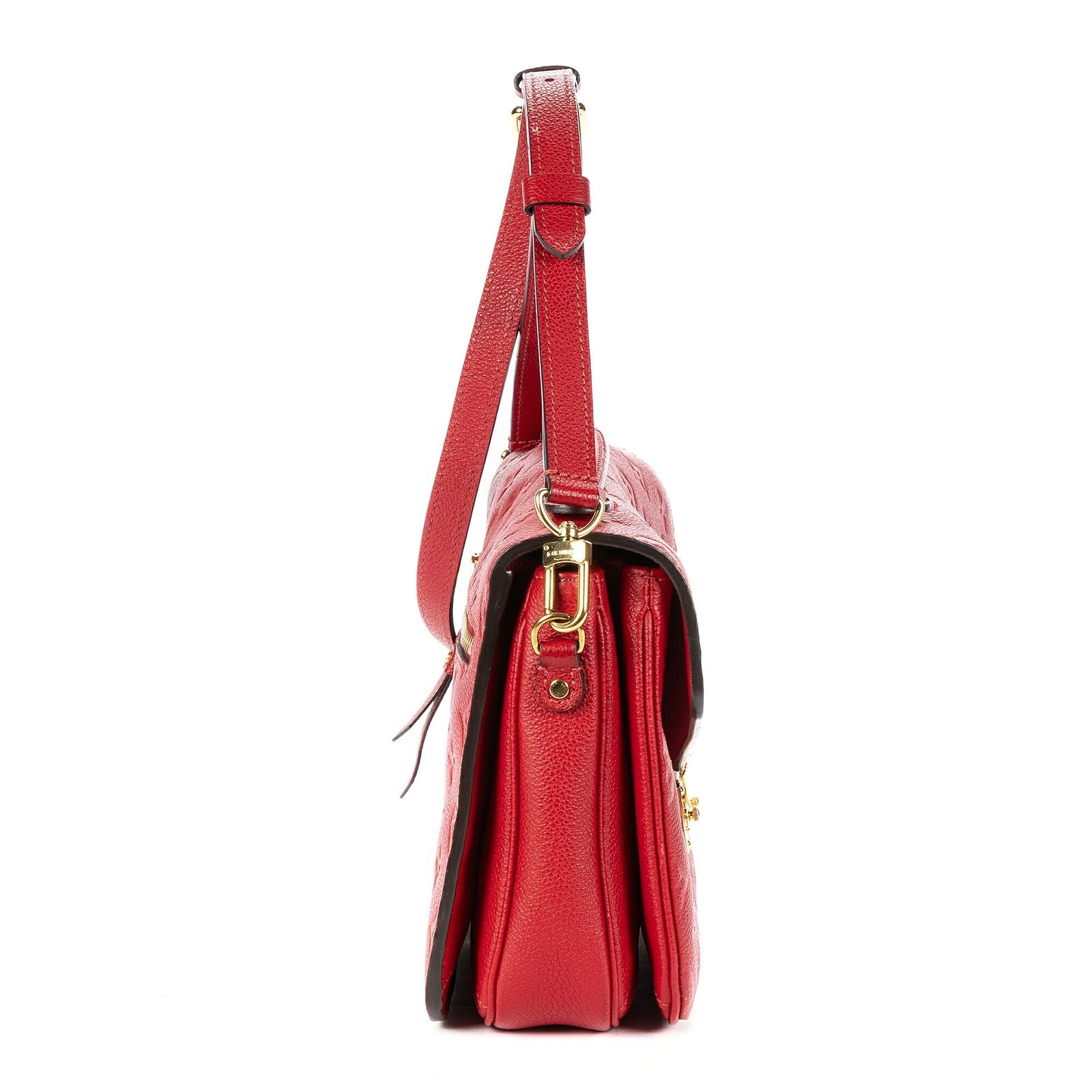 Louis Vuitton Pochette Metis Red Monogram Leather Handbag — view 4