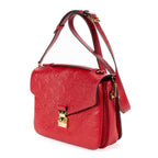 Louis Vuitton Pochette Metis Red Monogram Leather Handbag — view 2