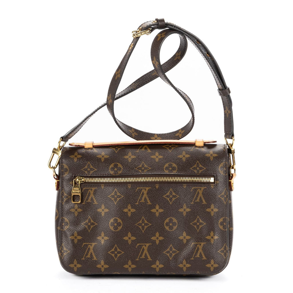 Louis Vuitton Pochette Metis Brown Monogram Canvas Handbag — view 5