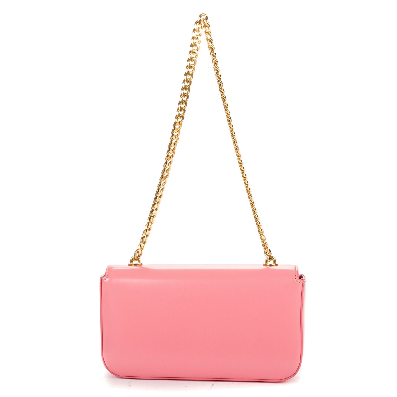 Celine Pink Smooth Calfskin Shoulder — view 5