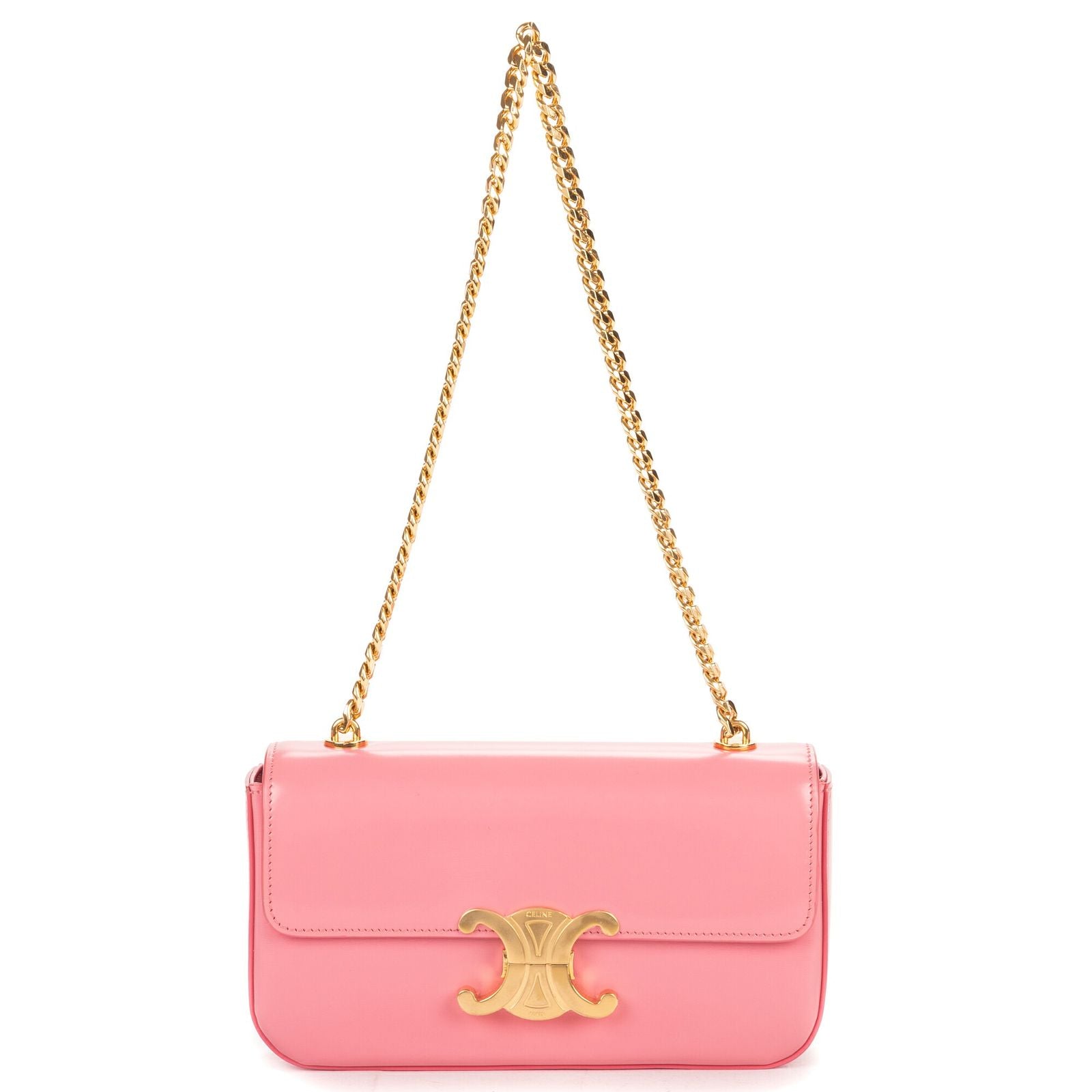 Celine Pink Smooth Calfskin Shoulder