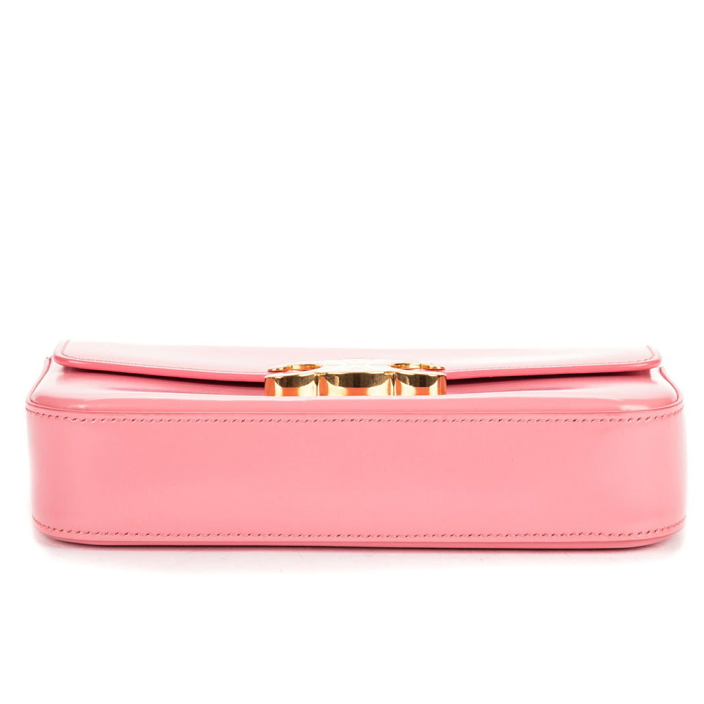 Celine Pink Smooth Calfskin Shoulder — view 6