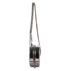 Chanel Round Bracelet Crossbodymetallic Greycrinkled Metallic Quilted Calfskin — view 4