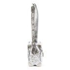 Louis Vuitton Ltd Ed Mini Soft Trunk Crushed Metallic Silver Metalliccalfskin — view 4