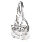 Louis Vuitton Ltd Ed Mini Soft Trunk Crushed Metallic Silver Metalliccalfskin — view 2