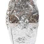 Louis Vuitton Ltd Ed Mini Soft Trunk Crushed Metallic Silver Metalliccalfskin — view 8
