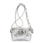 Louis Vuitton Ltd Ed Mini Soft Trunk Crushed Metallic Silver Metalliccalfskin — view 5
