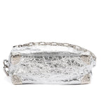 Louis Vuitton Ltd Ed Mini Soft Trunk Crushed Metallic Silver Metalliccalfskin — view 6