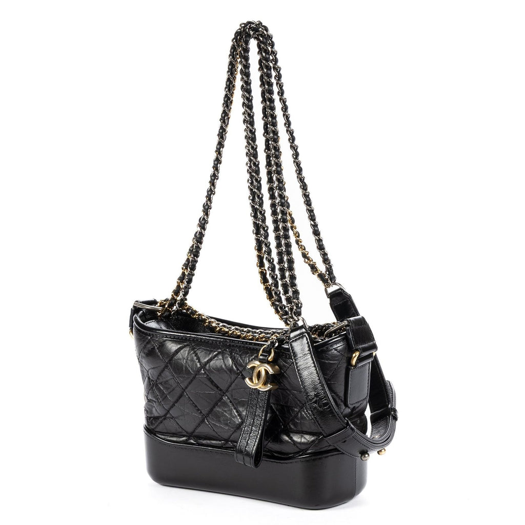 Chanel Gabrielle Hobo Black Quilted Lambskin Leather — view 2