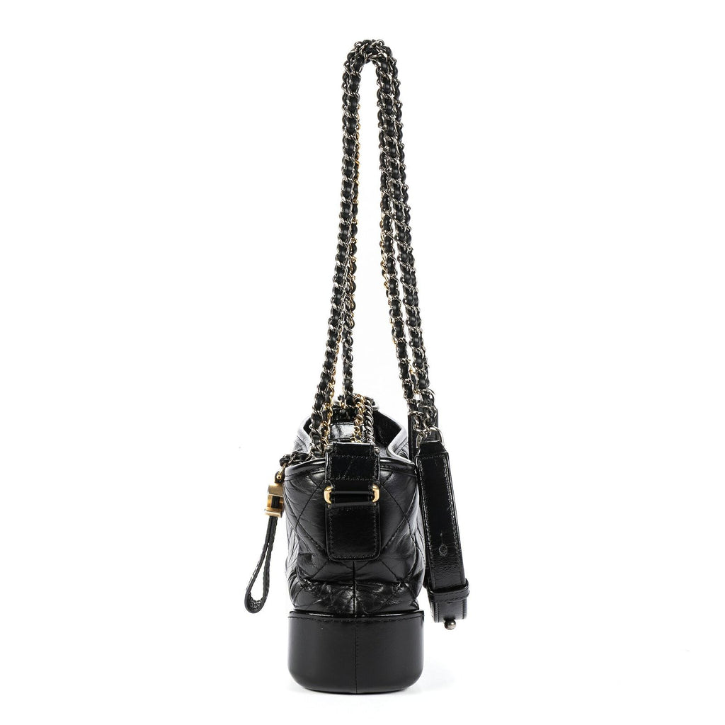 Chanel Gabrielle Hobo Black Quilted Lambskin Leather — view 3