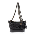 Chanel Gabrielle Hobo Black Quilted Lambskin Leather