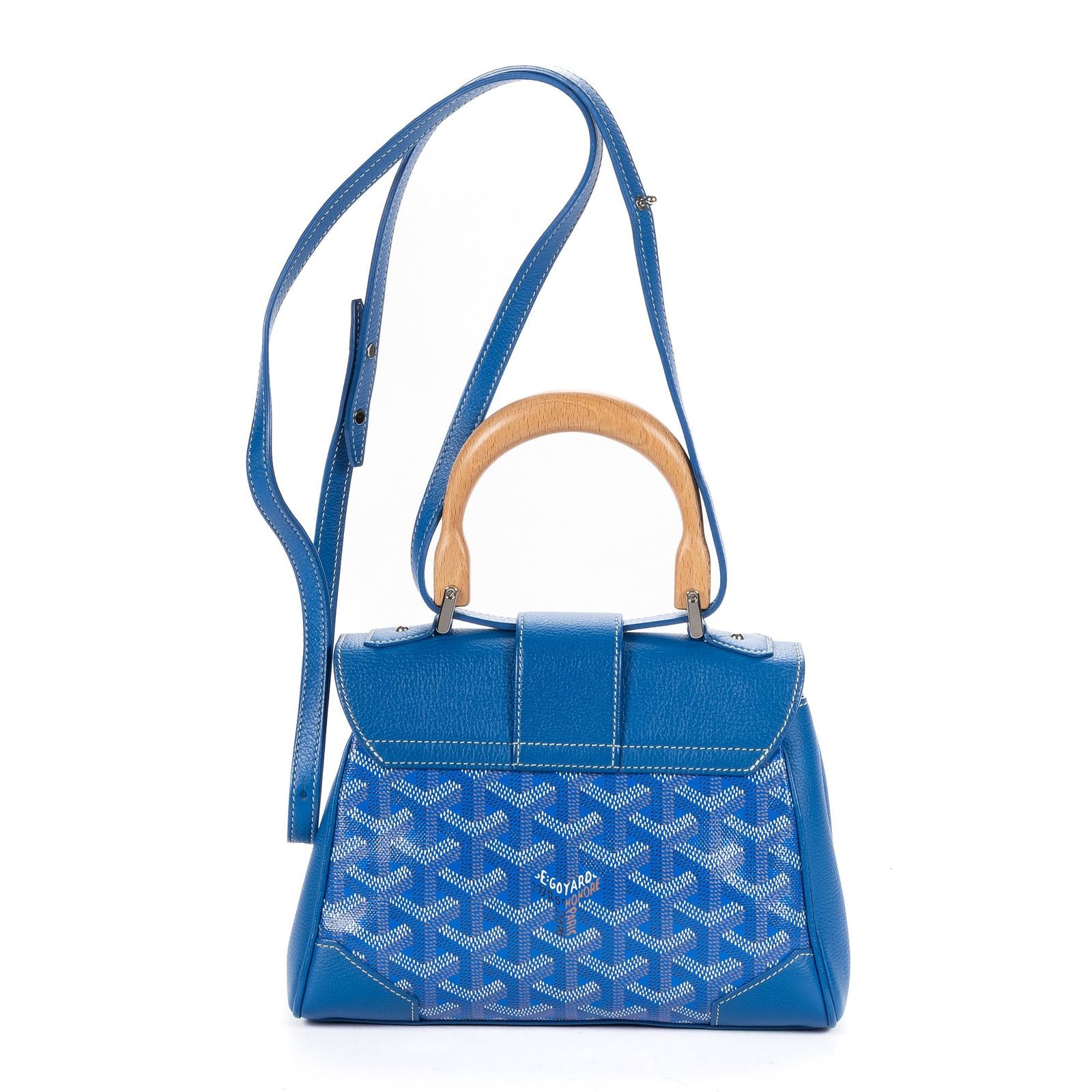 Goyard Blue Dincanvas Shoulder — view 5