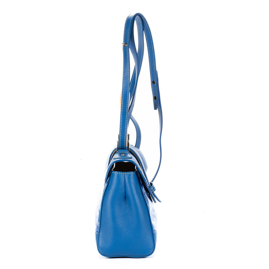 Goyard Blue Dincanvas Shoulder — view 4