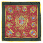 Hermes Scarf Red Yellow Green 100% Twillsilk — view 2