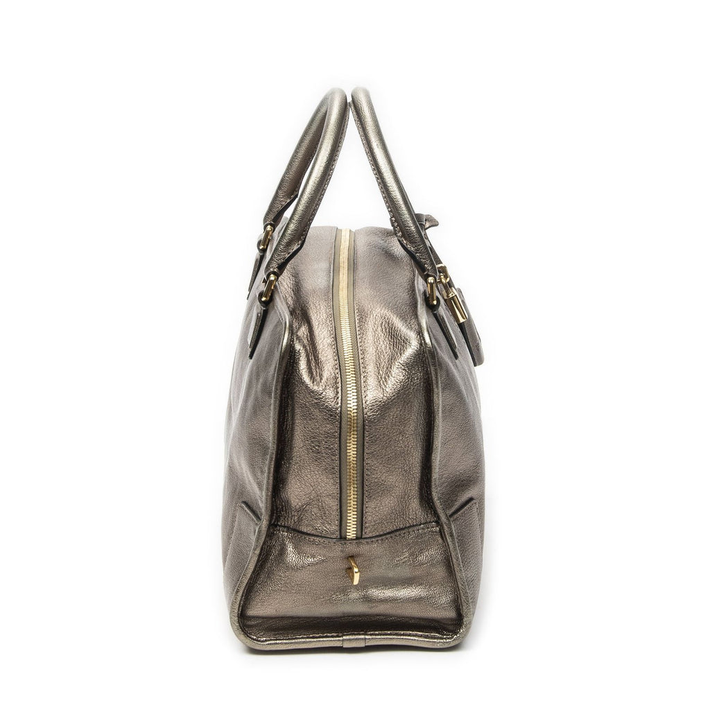 Loewe Amazona Blanc Leather Handbag — view 4