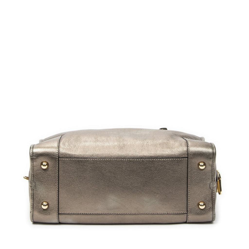 Loewe Amazona Blanc Leather Handbag — view 6
