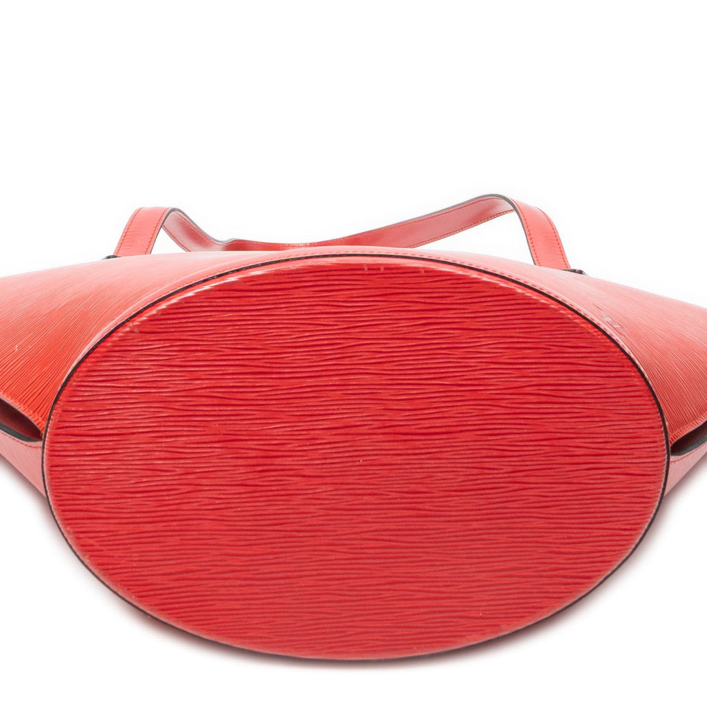 Louis Vuitton Saint Jacques Shopping Red Epi Shoulder — view 6