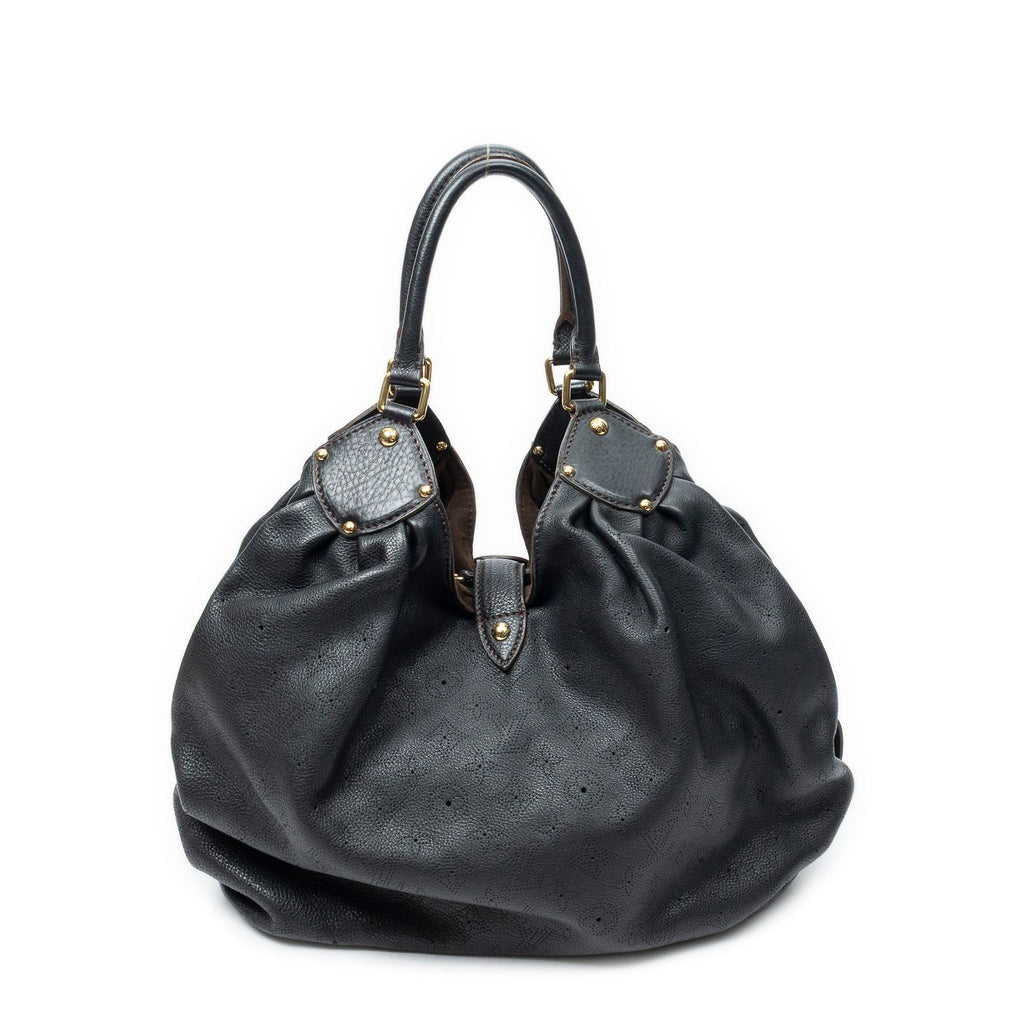 Louis Vuitton XL Black Mahinaleather Shoulder — view 5