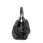 Louis Vuitton XL Black Mahinaleather Shoulder — view 3