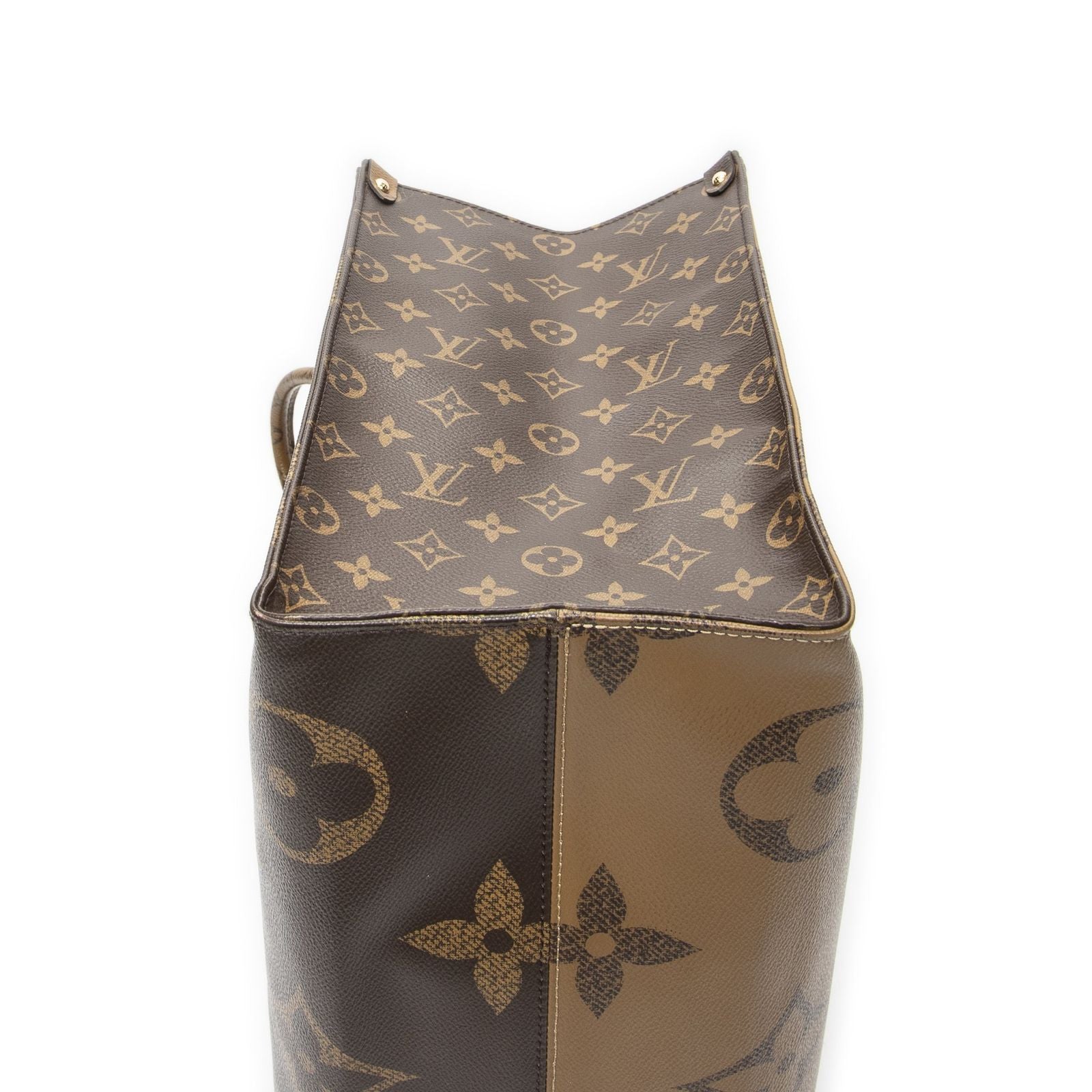 Louis Vuitton On The Go Brown Monogram Giant Reversea Tote — view 7
