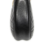 Gucci Small GG Marmont Chain Cross Bodyblack Matelasse Chezblanc Leather — view 8