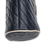Gucci GG Marmont Torchon Bucket Bag Navy Matelasse Calfskin — view 7