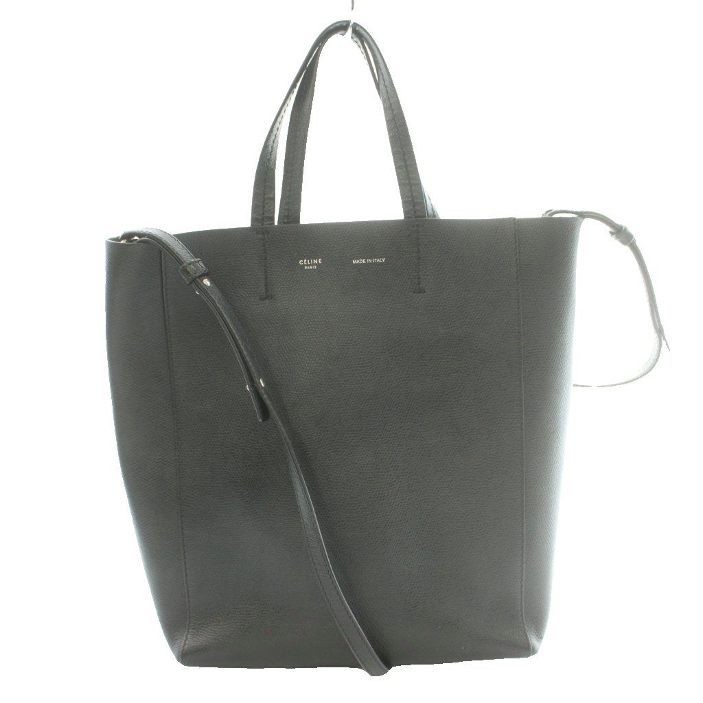 Celine Phoebe Philo Era Vertical Cover Small Tote 2-Way Hand Shoulder Logo