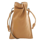 Loewe Anagram Flamenco Pocket Shoulder Bag Drawstring Leather One Color Brown SS