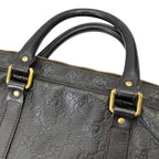 Gucci Business Briefcase Guccissima Leather Dark Brown Lightweight Capacity — view 6