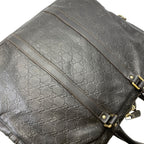 Gucci Business Briefcase Guccissima Leather Dark Brown Lightweight Capacity — view 5