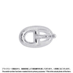 Hermes Earrings Farandole Chaine D'ancre Motif TPM Silver Stud — view 5